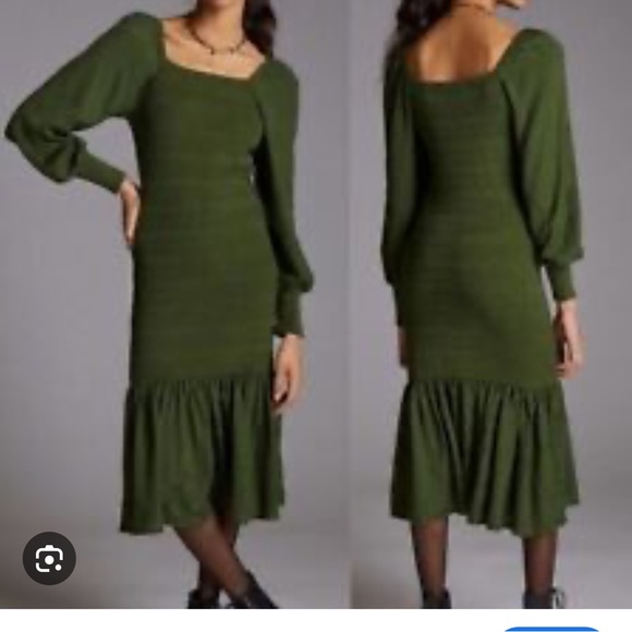 Burgundy sweater dress from Anthropologie ♥️ - Picture 1 of 4